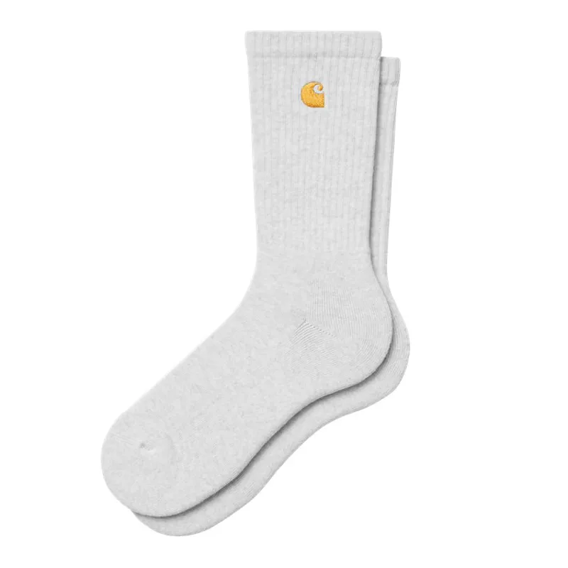 Carhartt WIP Chase Socks - Ash Heather/Gold