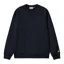 Carhartt WIP Chase Sweat - Dark Navy/Gold