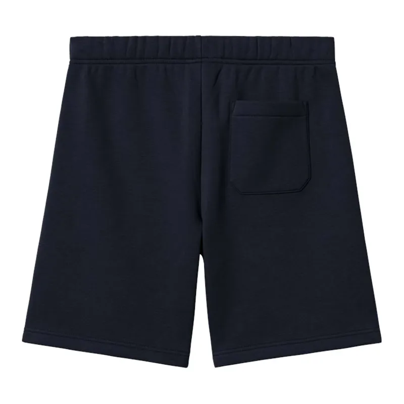 Carhartt WIP Chase Sweat Short - Dark Navy/Gold-1