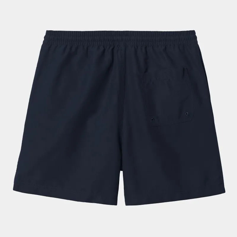 Carhartt WIP Chase Swim Trunks - Dark Navy/Gold-1