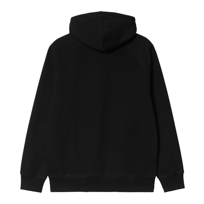 Carhartt WIP Hooded Chase Sweat - Black/Gold-1