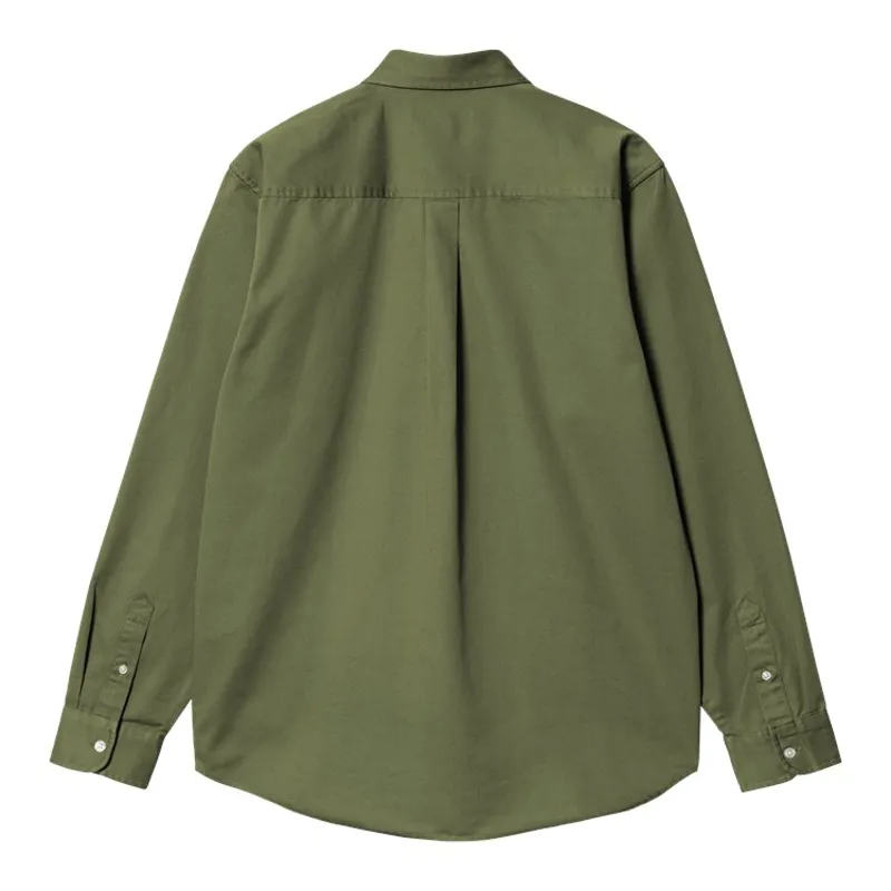 Carhartt WIP Madison Shirt - Dundee/White-1