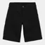 Carhartt WIP Regular Cargo Short - Black Rinsed