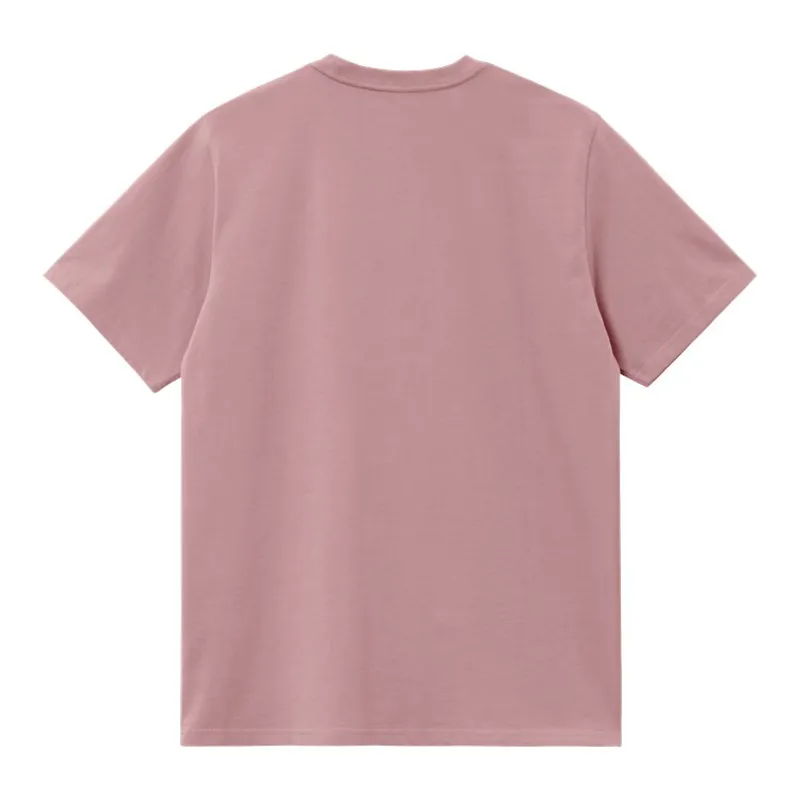 Carhartt WIP Chase T-Shirt - Glassy Pink/Gold-1