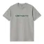 Carhartt WIP Script T-Shirt - Grey Heather/Chervil
