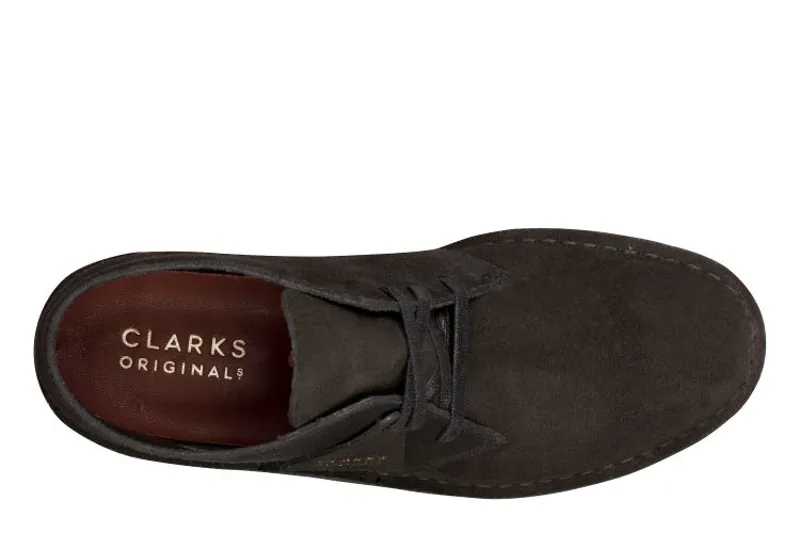 Clarks Originals Desert Coal - Black Suede-5