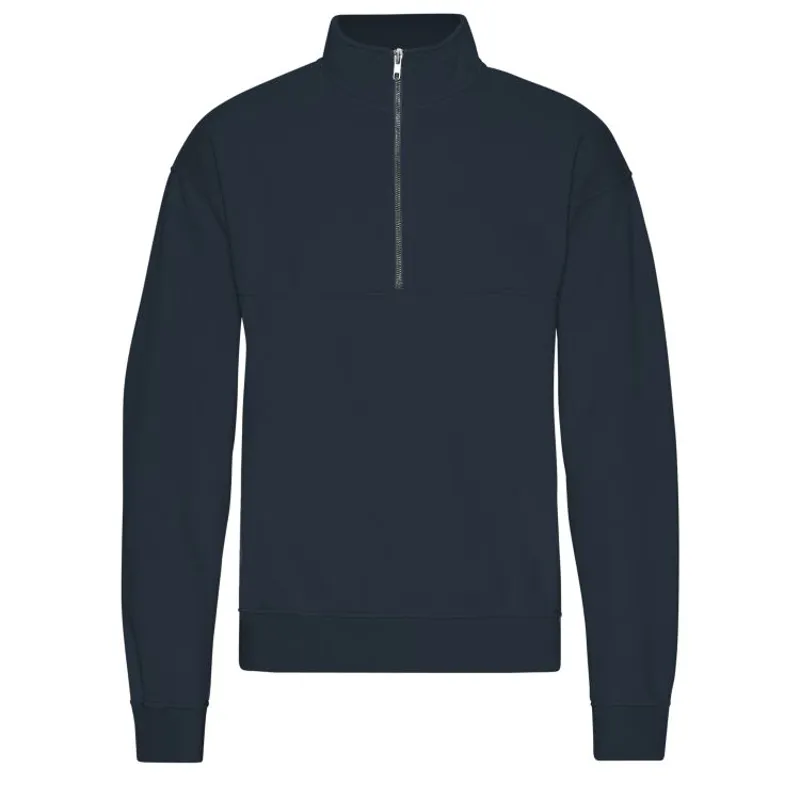 Colorful Standard Organic Quarter Zip - Navy Blue