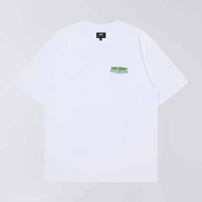 Edwin Gardening Services T-Shirt - White