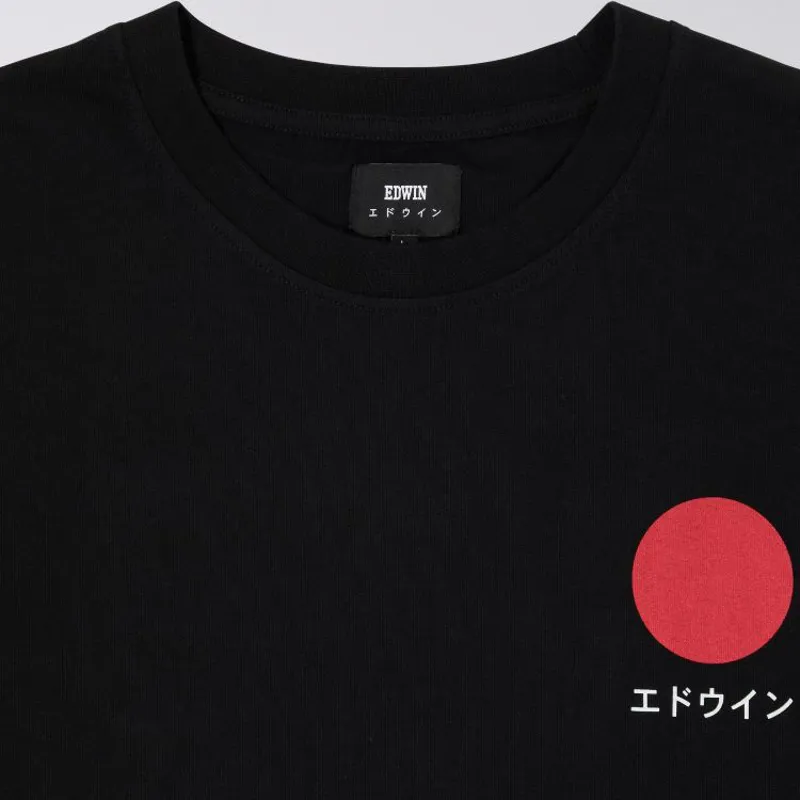 Edwin Japanese Sun LS T-Shirt - Black -3