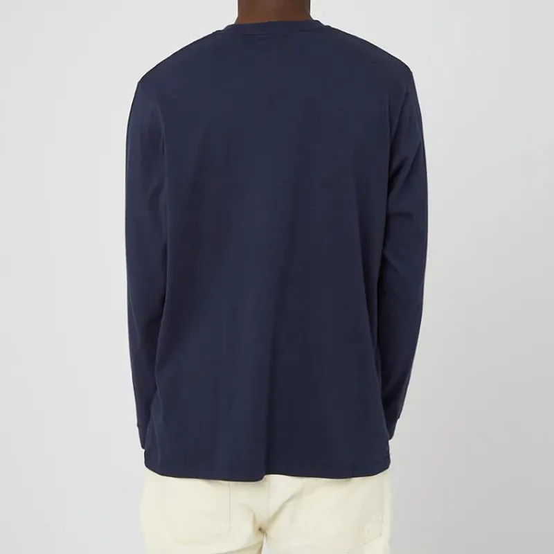 Edwin Japanese Sun LS T-Shirt - Navy Blazer -1