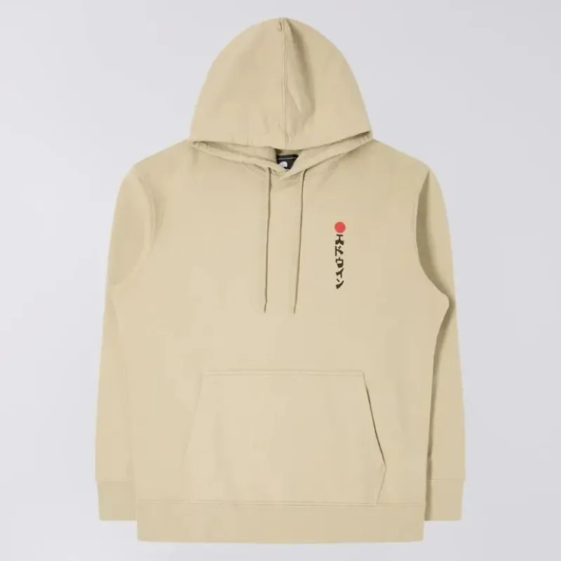 Edwin Kamifuji Hoodie Sweat - Abbey Stone 