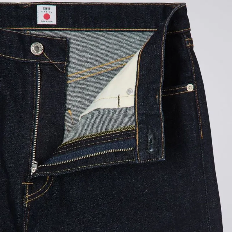 Edwin Loose Tapered Kaihara Stretch - Blue Rinsed-2