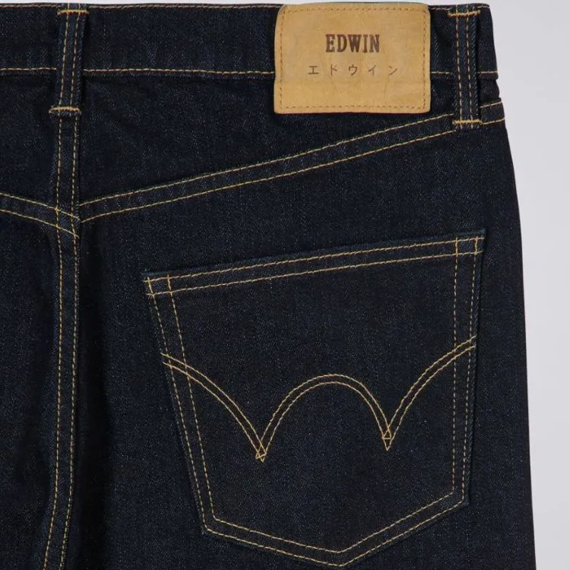 Edwin Loose Tapered Kaihara Stretch - Blue Rinsed-3