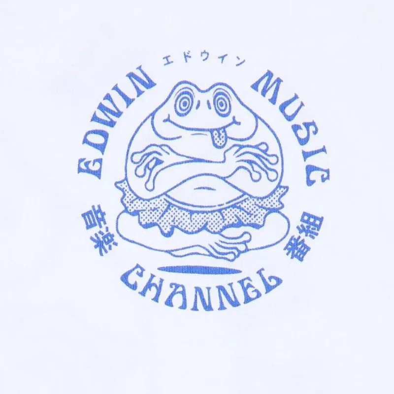 Edwin Music Channel T-Shirt - White -2