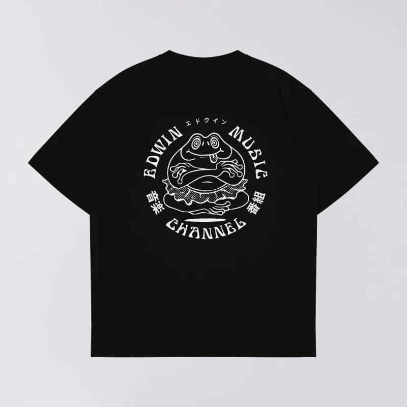 Edwin Music Channel T-Shirt - Black-1