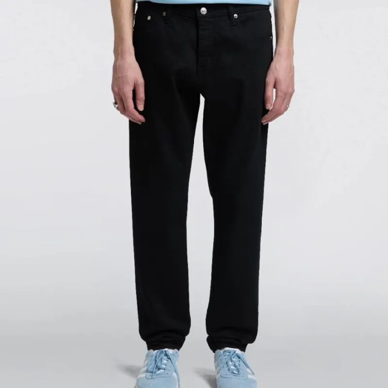 Edwin Regular Tapered Kaihara Stretch - Black Rinsed-4