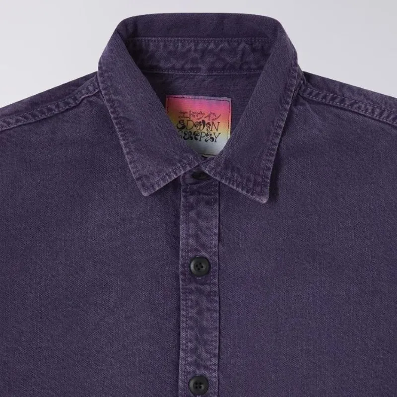 Edwin Sebastian Shirt - Purple Plumeria-2