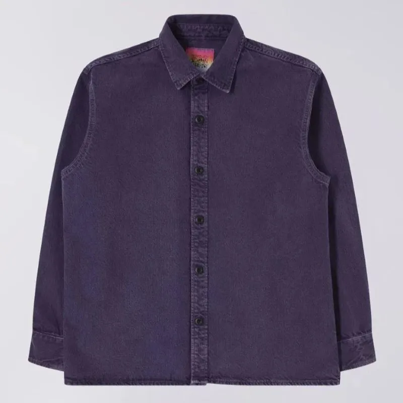 Edwin Sebastian Shirt - Purple Plumeria