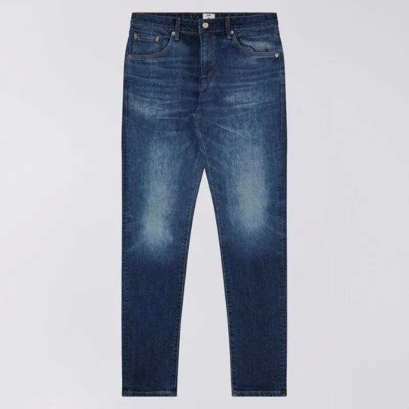Edwin Skinny Kaihara Stretch - Blue Mid Dark Used 1-1