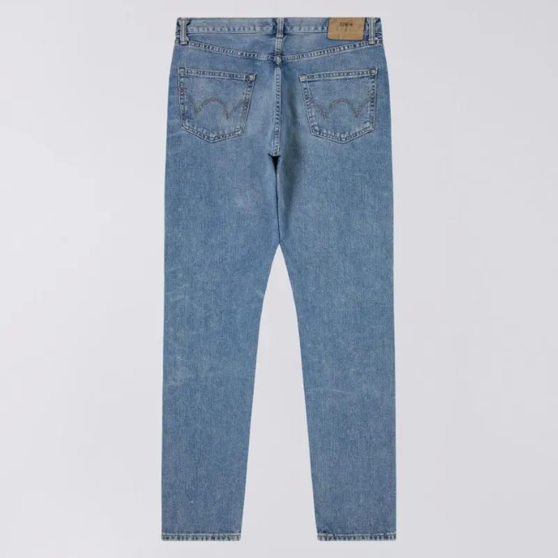Edwin Slim Tapered Kaihara Yoshiko Left Hand Denim - Blue Light Used