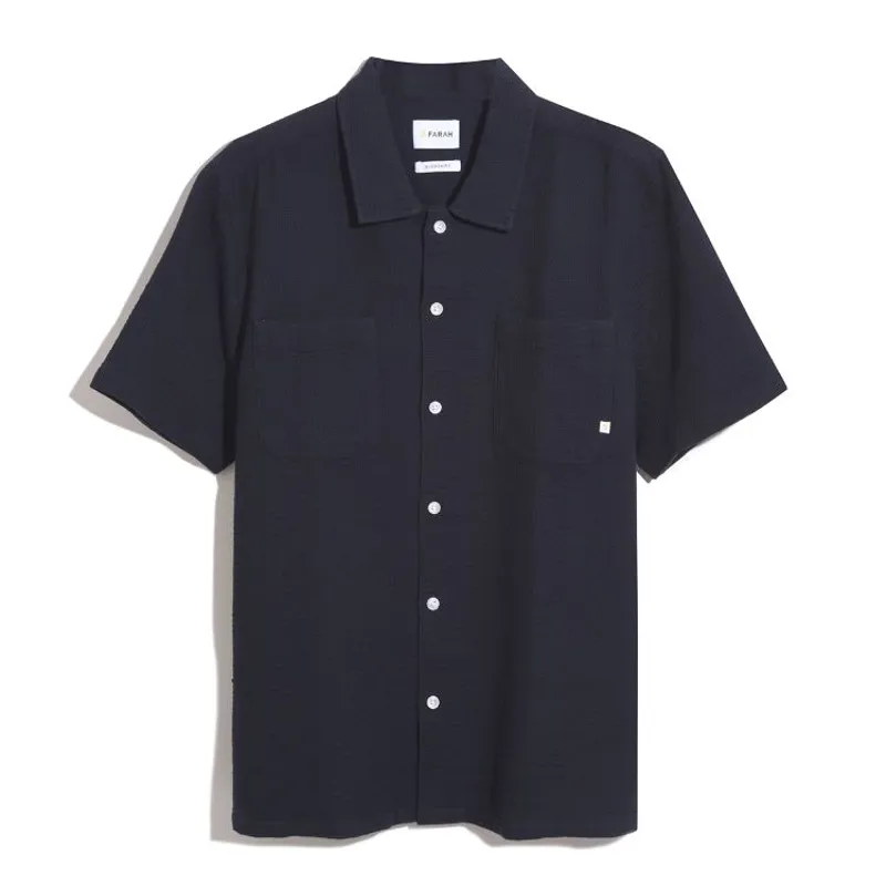 Farah Astro SS Shirt - True Navy