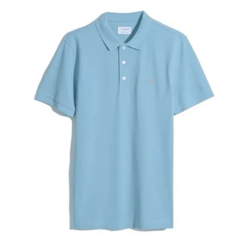 Farah Blanes Polo Shirt - Arctic Blue