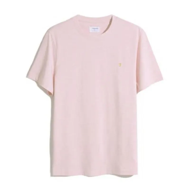 Farah Danny Regular Fit T-Shirt - Powder Pink Marl