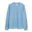 Farah Galli Twill Crew Sweatshirt - Arctic Blue