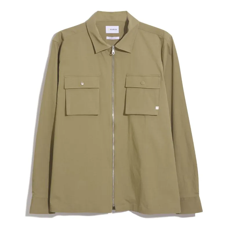 Farah Lynden Overshirt - True Khaki