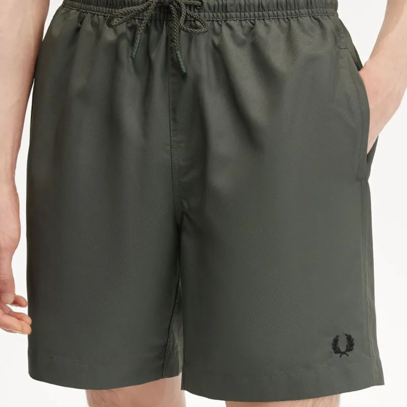 Fred Perry Classic Swimshort - Field Green-2