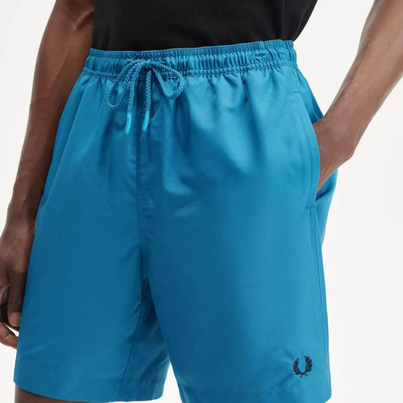 Fred Perry Classic Swimshort - Runaway Ocean-2