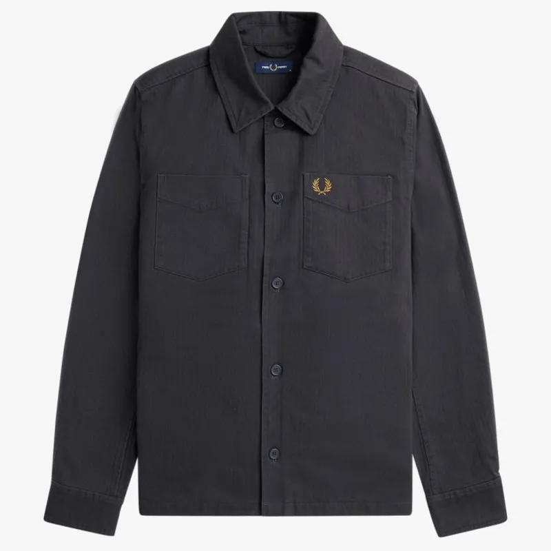 【FRED PERRY】 ★ Baseline Twill ★ Anchor Grey B8327_W97_V2_Q424_FLAT1.JPG