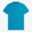 Fred Perry Plain Polo Shirt M6000 - Cyber Blue/Light Ice