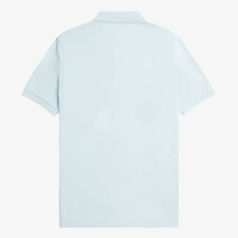 Fred Perry Plain Polo Shirt M6000 - Light Ice/Midnight Blue-1