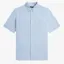 Fred Perry SS Oxford Shirt - Light Smoke