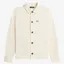Fred Perry Twill Overshirt - Ecru