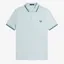 Fred Perry Twin Tipped Polo Shirt M3600 - Light Ice/Cyber Blue/Midnight Blue