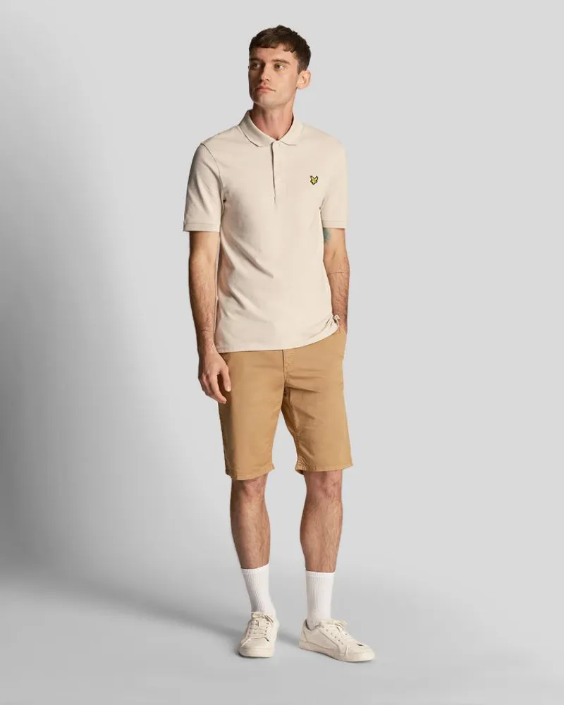 Lyle and Scott Anfield Chino Short - Beige-1