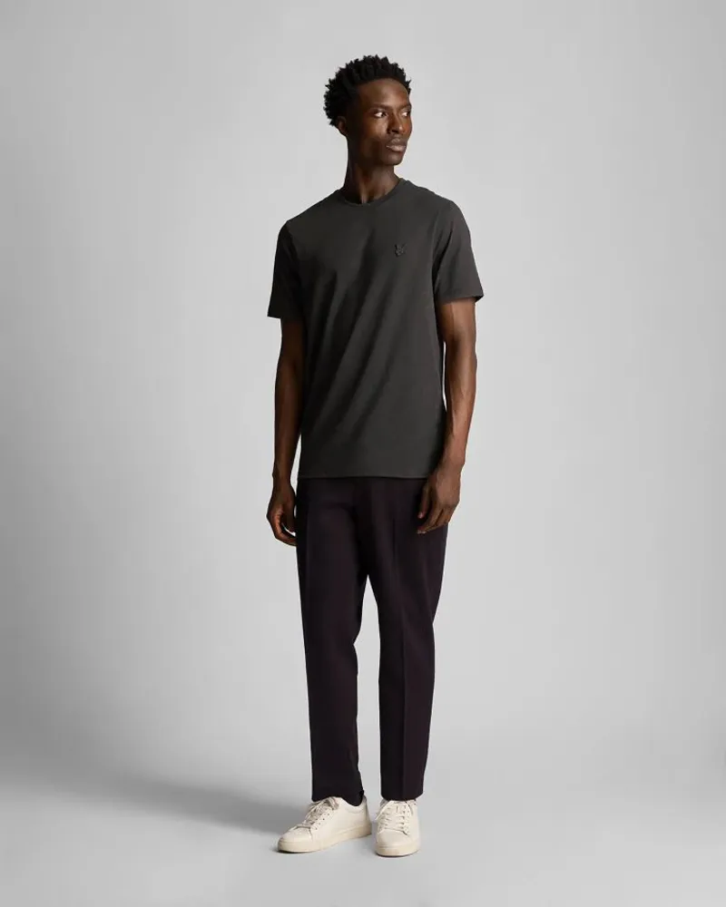 Lyle and Scott Tonal Eagle T-Shirt - Gunmetal-1