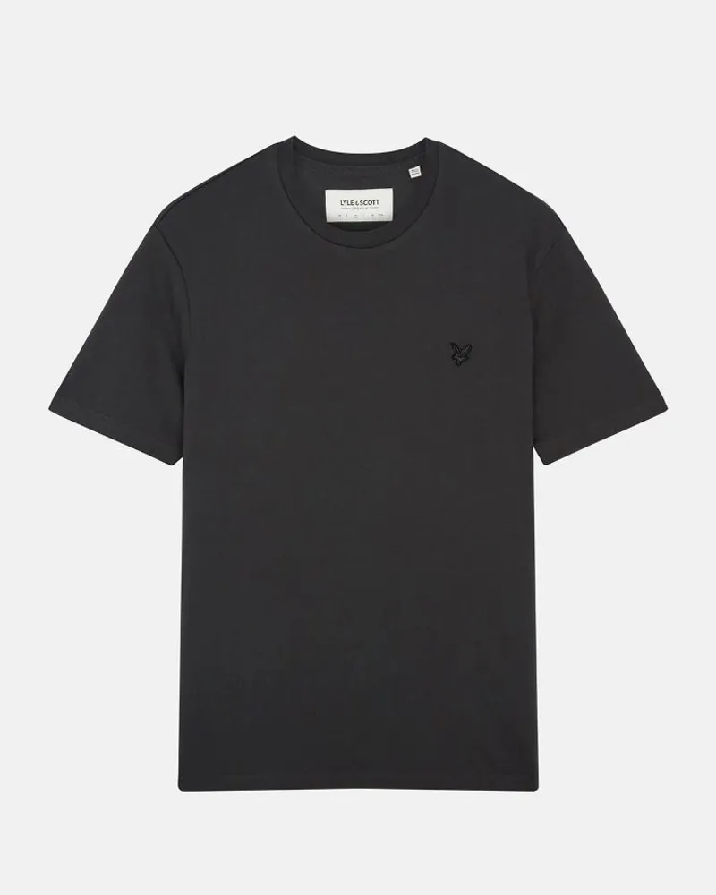 Lyle and Scott Tonal Eagle T-Shirt - Gunmetal-4