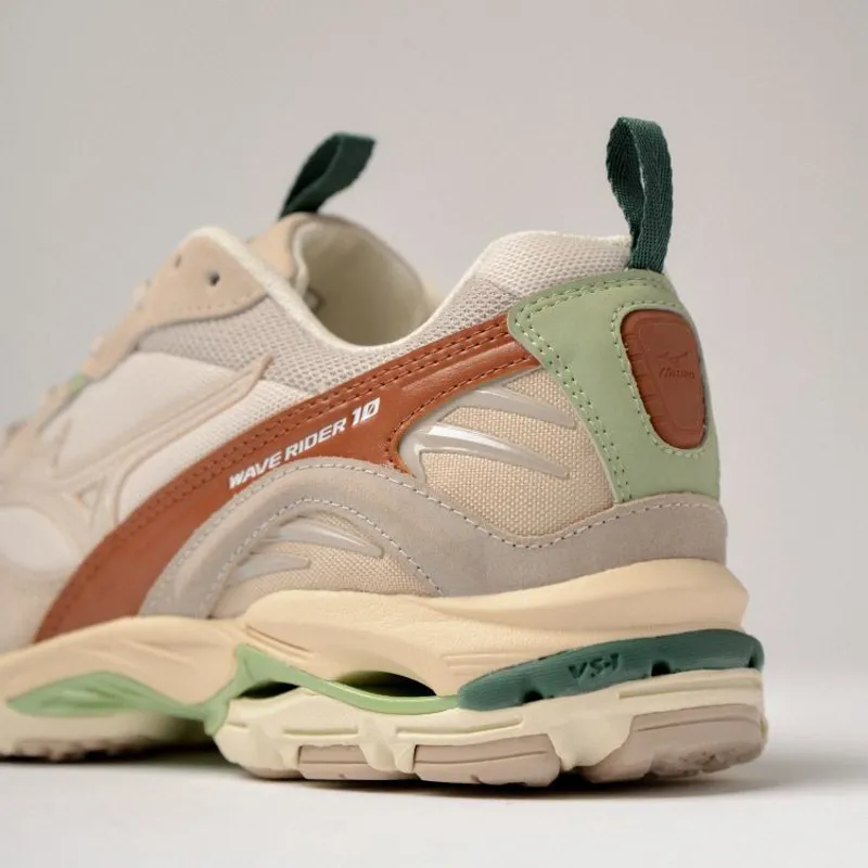 Mizuno Wave Rider 10 Premium - Silver Cloud/White Sand/White Sand-2