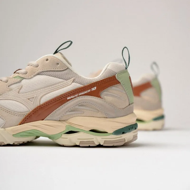 Mizuno Wave Rider 10 Premium - Silver Cloud/White Sand/White Sand-3