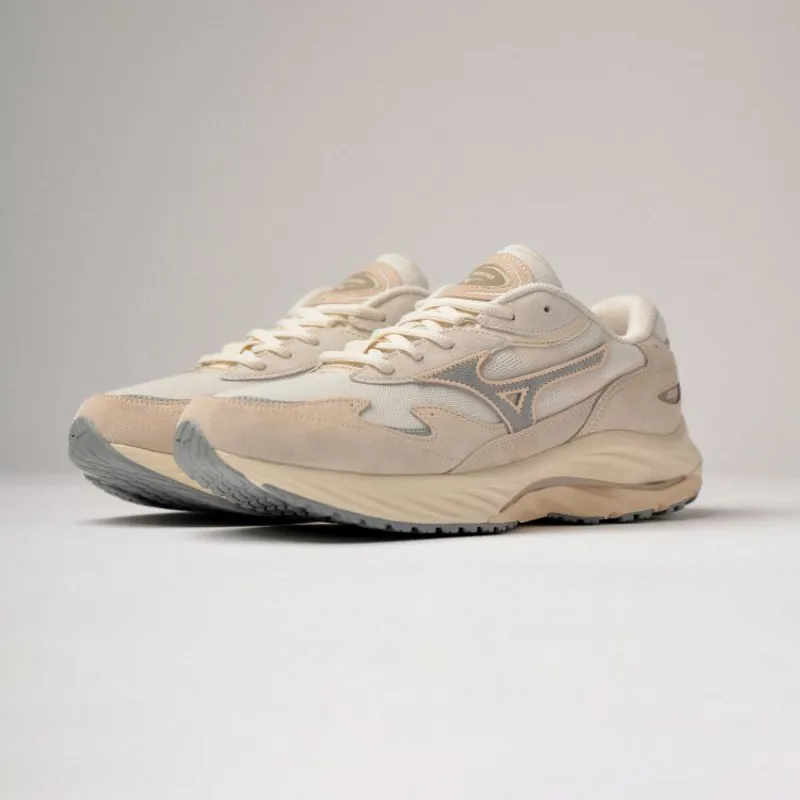 Mizuno Wave Rider Beta  - White Sand/Ultimate Grey-1