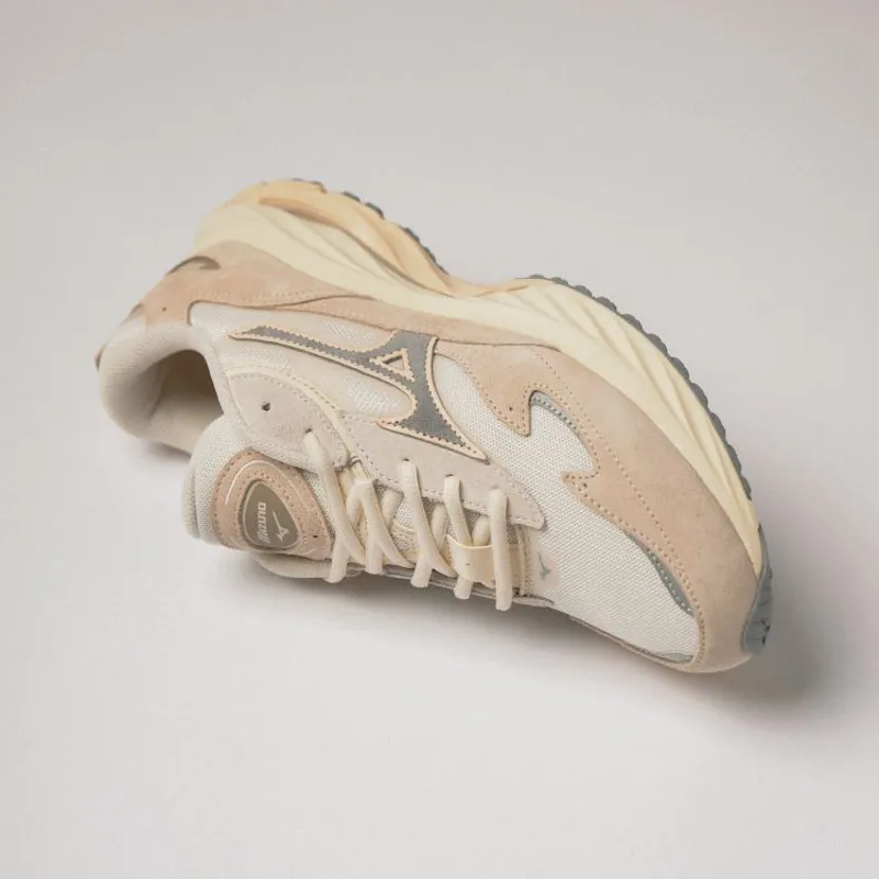 Mizuno Wave Rider Beta  - White Sand/Ultimate Grey-6