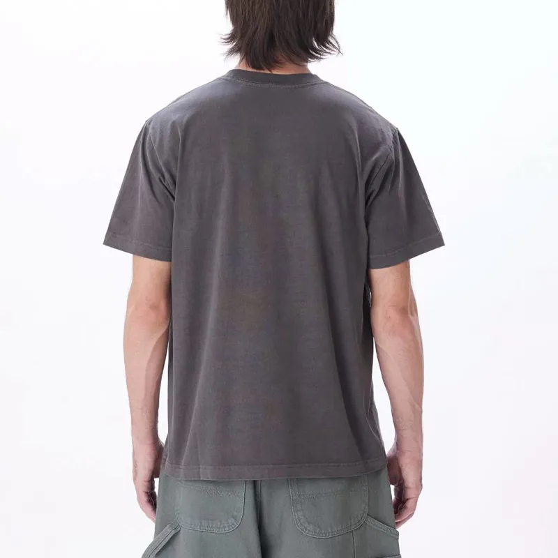 OBEY Lowercase Pigment T-Shirt - Pigment Digital Black-2