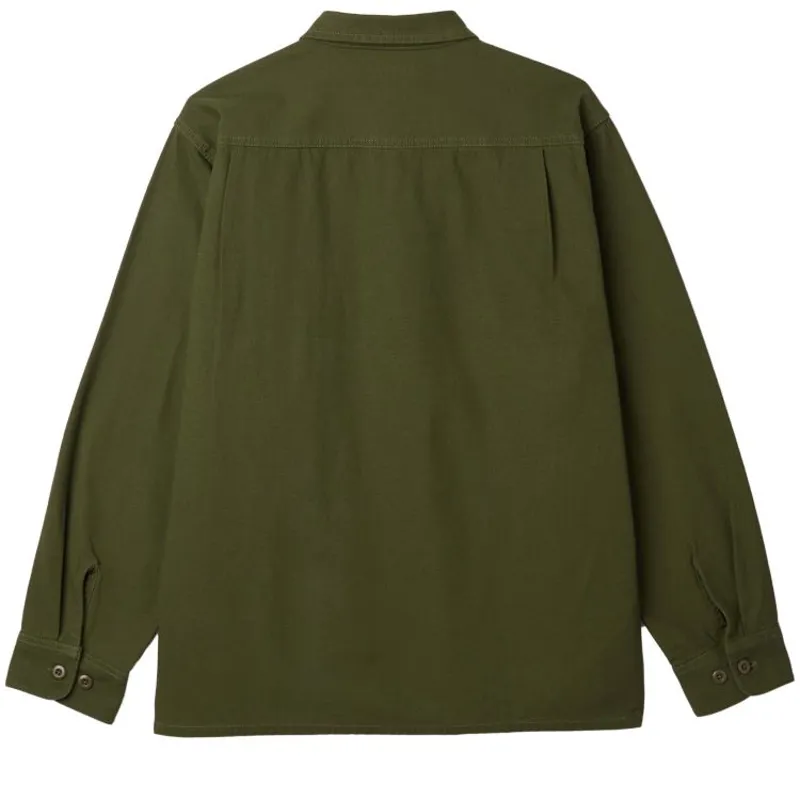 OBEY Minus Woven Shirt - Army-1