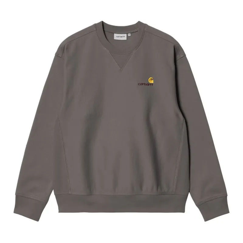 Carhartt WIP American Script Sweat - Porphyry