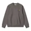 Carhartt WIP American Script Sweat - Porphyry