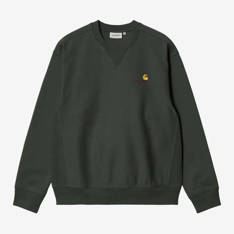 Carhartt WIP American Script Sweat - Raven