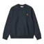 Carhartt WIP American Script Sweat - Deep Night